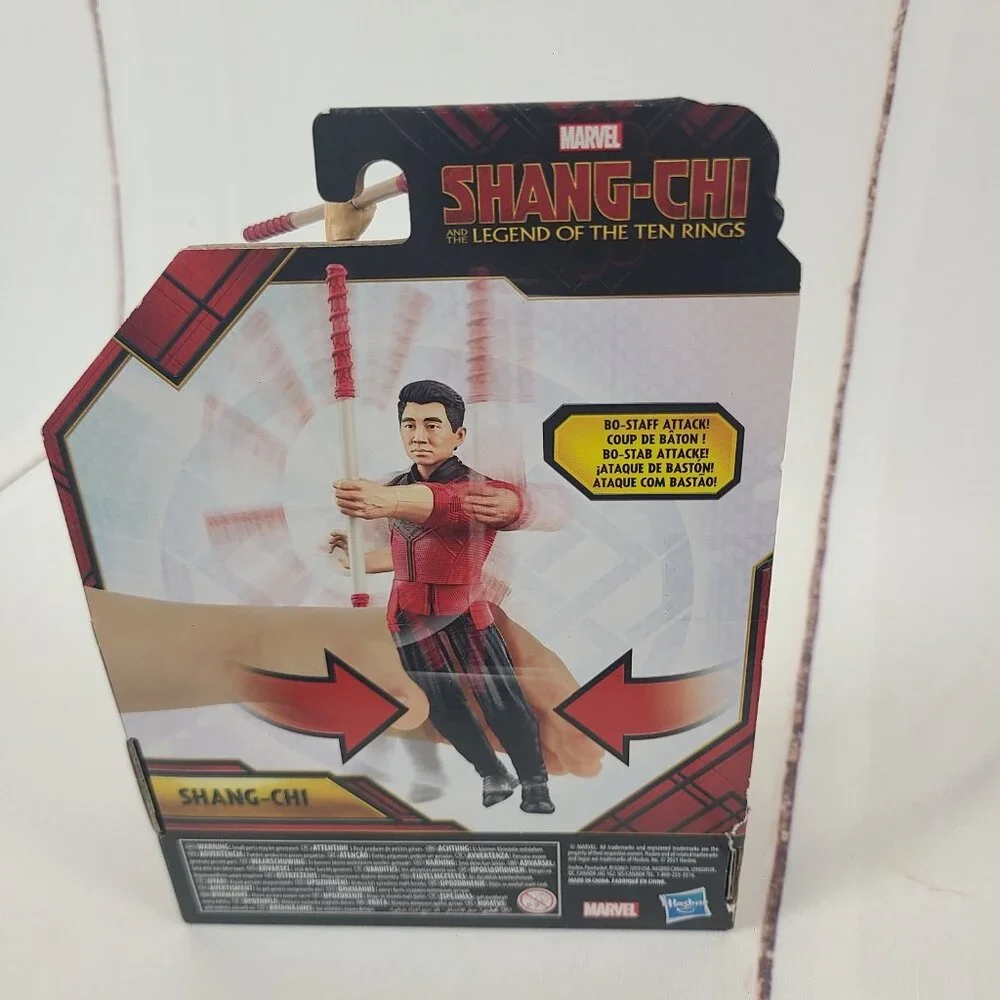 Shang-Chi And The‎ Legend Of The Ten Rings Action Figure Marvel w Bo-Staff F0960